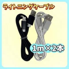 2カラー　1m×2本　iPhone ライトニングケーブルのサムネイル