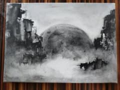 No.007　抽象画 墨絵 アート 絵画のサムネイル
