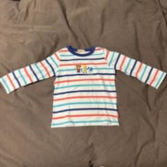 ミキハウス　ボーダーロングTシャツのサムネイル
