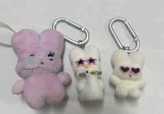 beco+81 しりみみうさぎ キーホルダー3点セットのサムネイル