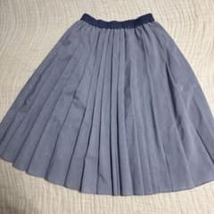 URBAN RESEARCH プリーツスカート ブルー FREEのサムネイル