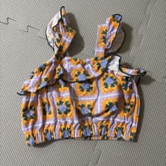 フリル付きベビー服のサムネイル