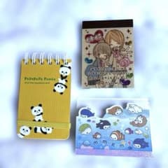 ミニメモ帳3個セット　レトロのサムネイル