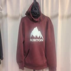 BURTON バーガンディ DRYRIDE 撥水パーカー ボルドー M - メルカリ