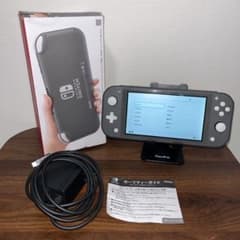 Nintendo Switch Lite グレー 箱付き 純正AC付き動作確認済のサムネイル