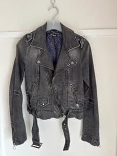 MISS SIXTYミスシックスティダブルライダースジャケット Miss Sixty Denim Moto Jacket Leopard M - メルカリ