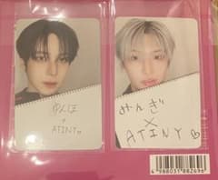 ユノ ミンギ ATEEZ TOQTOK 特典 両面トレカ ユニット ツインタワー ATEEZ トレカ ユノ ミンギ ツインタワー fc特典 - メルカリ