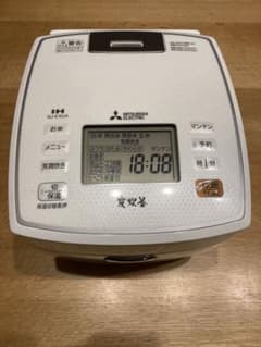 MITSUBISHI NJ-E10J4-W 炊飯器　白　1.0L 16年製のサムネイル