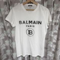 BALMAIN メンズ Tシャツ ホワイト ロゴプリント【正規品】のサムネイル