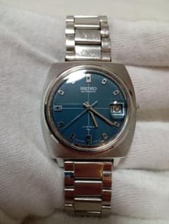多*健様 SEIKO　セイコー　機械式自動巻　17石　7005-7000　ネイビ 多*健様 SEIKO セイコー 機械式自動巻 17石 7005-7000 ネイビ - メルカリ