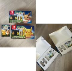 Switch 빈 상자와 소책자 포켓몬 이브이 피카츄
