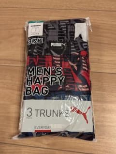 PUMA 남성 트렁크 L 3매 세트 속옷 팬츠 앞 열림 신품