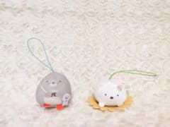 Sumikko Gurashi Plush Mascot Set (Polar Bear & Mole) - 2-piece set