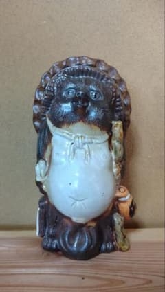 信楽焼 たぬき ヴィンテージ 年代物 骨董品 - メルカリ