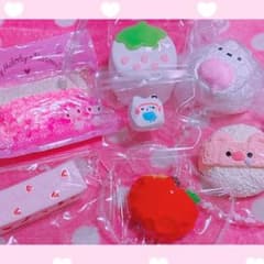 ピンク系 スクイーズまとめ売り バラ1000円 文清 kikisquishy - メルカリ