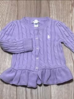 Ralph Lauren ラベンダー カーディガン 18M ラルフローレンのサムネイル