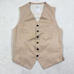 マディソンブルー コットンベスト ジレ ベージュ　M マディソンブルー コットンベスト ジレ ベージュ M - メルカリ
