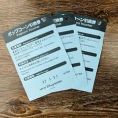 ディズニーリゾート　ポップコーン引換券のサムネイル