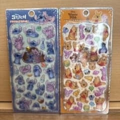 【新作★正規品】 ディズニー プチドロップステッカー 2枚セットのサムネイル