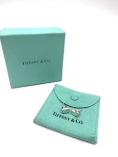 TIFFANY ティファニー ビーン ピアス シルバー925 保存袋 箱付き 