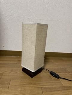 布製テーブルランプ ベージュのサムネイル