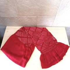帯揚げ 和装小物 赤色 絞りのサムネイル