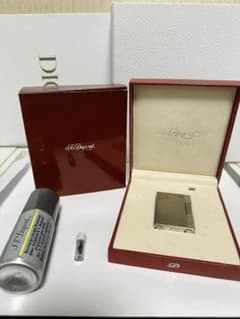 快音 S.T Dupont デュポン ライン2 ヘアライン シルバーのサムネイル