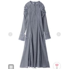 FRAY.I.D ブルー　コットンレースタイトワンピースのサムネイル