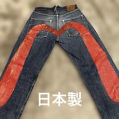 t*d様 日本製EVISU エビス デニム カモメ赤 31x 35 インディゴ - メルカリ