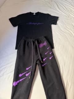 Killtears Tシャツ(S)ジョガーパンツ(XS) セットアップ 紫のサムネイル