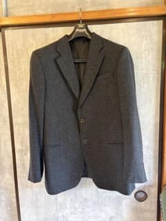 ARMANI COLLEZIONI ジャケット 54 グレー ウール テーラード - メルカリ