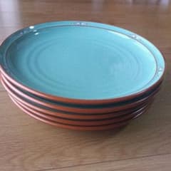ノリタケ　STONEWARE　ボルダーリッジ　大平皿26センチ5枚セットのサムネイル