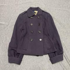 Paul Smith BLACK ウール ピーコート ショート丈 40 Ｌサイズのサムネイル
