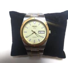 超希少 SEIKO5 レアカラー コンビ 自動巻 稼働 - メルカリ