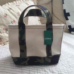 新品 l.l.bean ミニトートバッグ カモフラージュのサムネイル