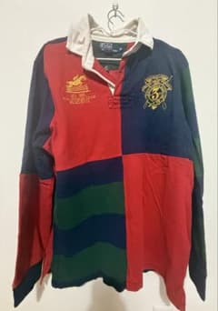 Polo by Ralph Lauren ラガーシャツ クレイジーパターン