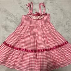 ピンク ギンガムチェックJSKのサムネイル