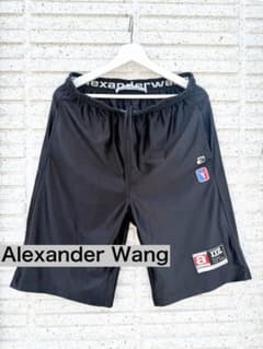 Alexander Wang アレキサンダーワン ロゴ ショーツ S 黒のサムネイル