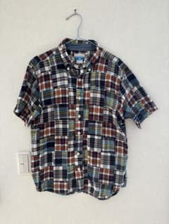 売約済み　専用　★超美品　Columbia  パッチワークシャツ★のサムネイル