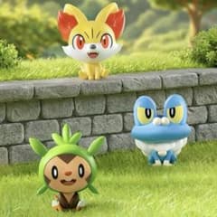 フォッコ　ハリマロン　ケロマツ　funism フィギュア　ポケモン 30周年
