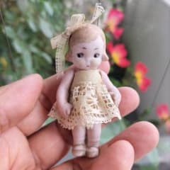 ドイツ アンティーク HERTWIG ミニチュアビスクドール 女の子 - メルカリ