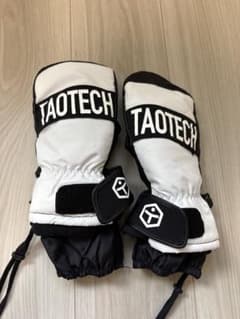 TAOTECH スノーボードグローブ ミトン ホワイト ブラック Mのサムネイル