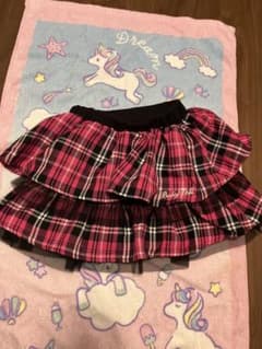 Baby Doll チェック柄フリルスカート 130cmのサムネイル