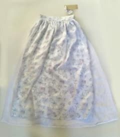 【新品タグ付き】JOL FRAISE 花柄シアーマキシスカート ホワイト Lのサムネイル