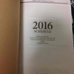 うたプリ スケジュール帳 本体冊子のみのサムネイル