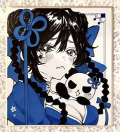 手描き アナログ イラスト オリジナル 色紙 - メルカリ
