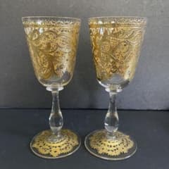 ベネチアン グラス 2客セット ヴィンテージ | Mercari