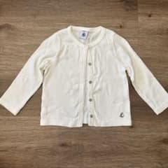 PETIT BATEAU プチバトー ボタン付きカーディガン18mのサムネイル