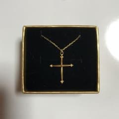 AHKAH♡クロスネックレス  K18のサムネイル