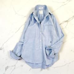 美品✨マディソンブルー オックスフォードボタンダウンシャツ B刺繍 